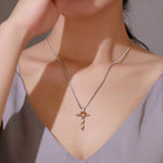 Gold and silver cross necklace nz