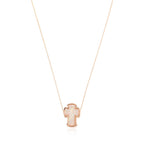 Gold and white cross necklace nz