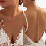 Gold back necklace nz