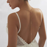 Gold back necklace nz