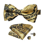 Gold Bow tie Modern baroque gold nz