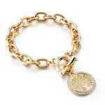 Gold bracelet with a Tree of Life nz