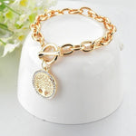 Gold bracelet with a Tree of Life nz