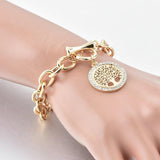 Gold bracelet with a Tree of Life nz