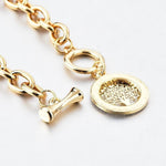 Gold bracelet with a Tree of Life nz
