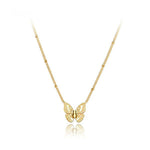 Gold butterfly necklace nz