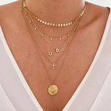 Gold cross necklace nz