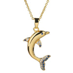 Gold dolphin necklace nz