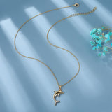 Gold dolphin necklace nz