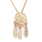 Gold dreamcatcher necklace nz