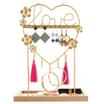 Gold earring holder nz
