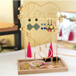 Gold earring holder nz