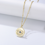 Gold Eye necklace nz