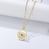 Gold Eye necklace nz