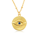 Gold Eye necklace nz