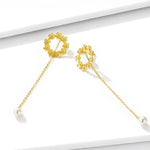 Gold flower earrings nz