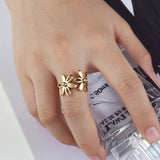Gold flower ring nz