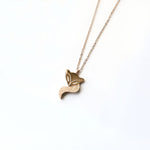 Gold fox necklace nz