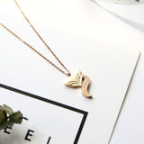 Gold fox necklace nz