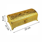 Gold-Framed Glass Jewellery Box 2 nz