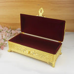 Gold-Framed Glass Jewellery Box nz