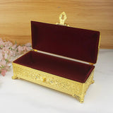 Gold-Framed Glass Jewellery Box nz