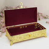 Gold-Framed Glass Jewellery Box nz