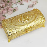 Gold-Framed Glass Jewellery Box nz