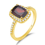 Gold garnet ring nz