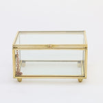 Gold Glass Jewellery Box nz