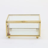 Gold Glass Jewellery Box nz