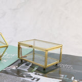 Gold Glass Jewellery Box nz