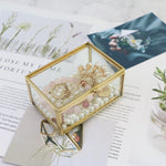 Gold Glass Jewellery Box nz