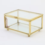 Gold Glass Jewellery Box nz