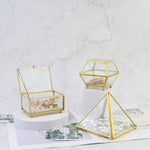 Gold Glass Jewellery Box nz