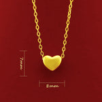 Gold heart necklace nz