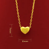 Gold heart necklace nz