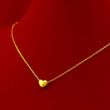 Gold heart necklace nz