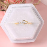 Gold heart ring nz