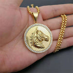 Gold horse necklace nz