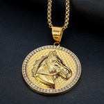 Gold horse necklace nz
