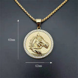 Gold horse necklace nz