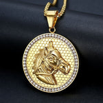 Gold horse necklace nz