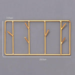 Gold key holder Rectangle nz