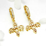 Gold Lily Earrings nz