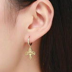 Gold Lily Earrings nz