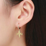 Gold Lily Earrings nz