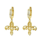 Gold Lily Earrings nz