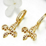 Gold Lily Earrings nz