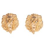 Gold lion earrings nz